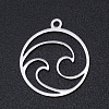 Non-Tarnish 201 Stainless Steel Laser Cut Pendants STAS-S105-T966-1-1