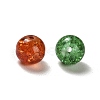 Transparent Crackle Glass Beads CCG-MSMC0002-02-M-3