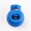 Plastic Iron Spring Cord Locks X-FIND-WH0017-06-1