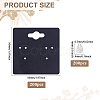 200Pcs Square Paper Earring Display Cards CDIS-ME0001-01B-2