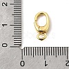 Brass Spring Gate Rings KK-I364-04G-02-3