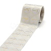 Heart and Flat Round with Word Love Valentine's Stickers Self Adhesive Tag Labels DIY-E023-05-3