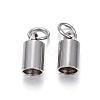 Tarnish Resistant 201 Stainless Steel Cord Ends STAS-E120-01-4.2mm-1