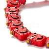 Handmade Lampwork Beads Strands LAMP-D015-07E-3