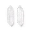 Natural Quartz Crystal Double Terminal Pointed Pendants G-C007-02B-14-2