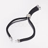 Nylon Twisted Cord Bracelet Making MAK-F019-04P-1