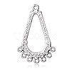 Tibetan Style Alloy Chandelier Component Links PALLOY-G118-04AS-2