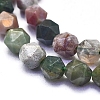 Natural Indian Agate Beads Strands G-L552O-07-6mm-2
