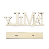 Natural Wood Desktop Ornament DJEW-C007-05-3