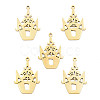 Ion Plating(IP) 201 Stainless Steel Pendants LS-STAS-N098-089LG-2