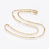 304 Stainless Steel Box Chain Necklaces NJEW-F248-22B-G-1