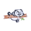 Cute Panda Computerized Embroidery Cloth Iron on/Sew on Patches DIY-X0293-71-3