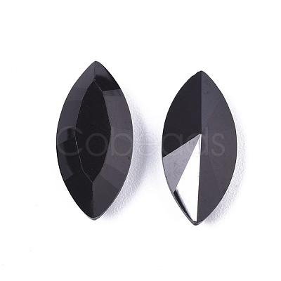 Pointed Back Resin Rhinestone Cabochons CRES-S381-7x15mm-B09-1