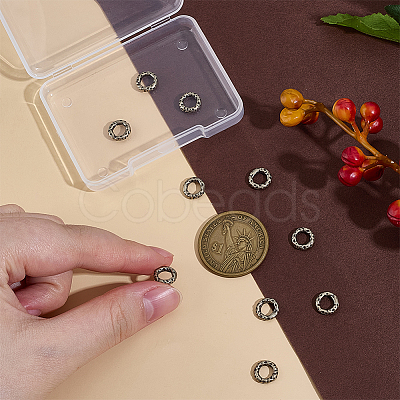 10Pcs Brass Linking Rings KK-PH0014-32AS-1
