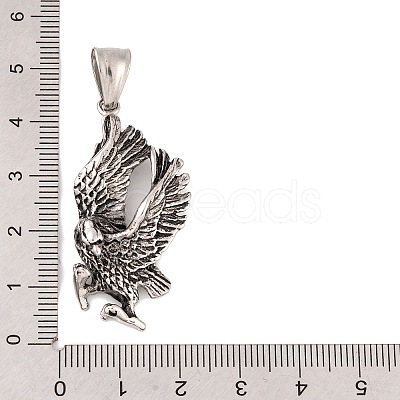 304 Stainless Steel Pendants STAS-K283-25AS-1