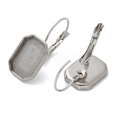 304 Stainless Steel Leverback Earring Finding STAS-C117-12A-P-1