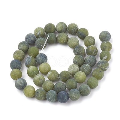 Natural Xinyi Jade/Chinese Southern Jade Beads Strands G-T106-072-1