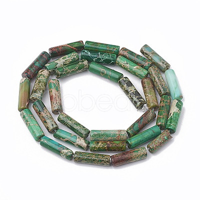 Synthetic Imperial Jasper Beads Strands G-S322-002F-1-1