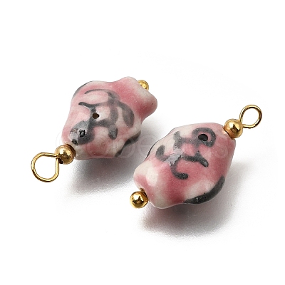Handmade Porcelain Pendants PR-CBA0027-06G-03-1