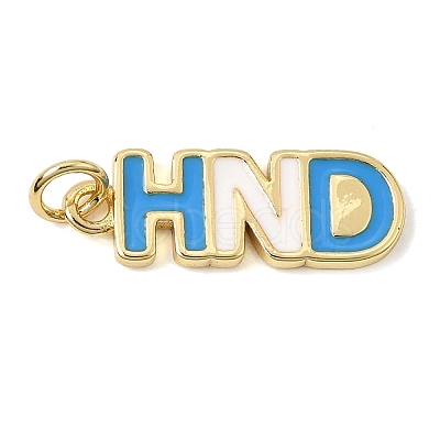 Brass Enamel Pendants KK-CBAA41C-17A-G-1