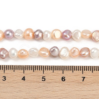 Natural Cultured Freshwater Pearl Beads Strands PEAR-P064-19G-02M-1