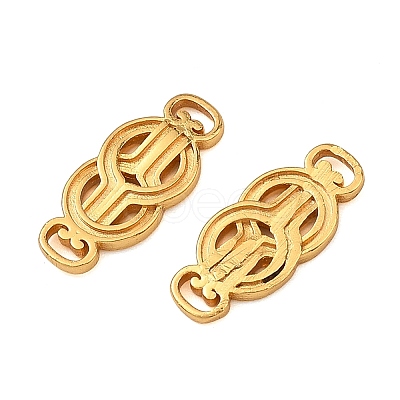 Brass Knot Links Connector Charms KK-F941-06G-1