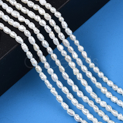 Natural Cultured Freshwater Pearl Beads Strands PEAR-N012-02I-1