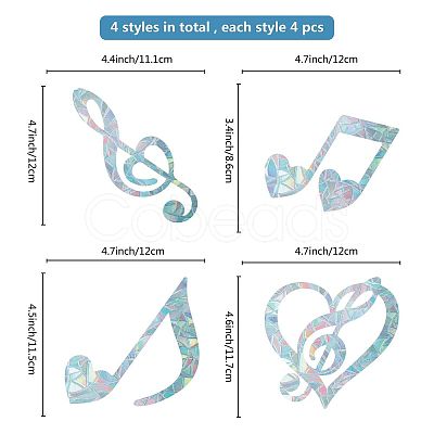 Waterproof PVC Colored Laser Stained Window Film Adhesive Stickers DIY-WH0256-048-1