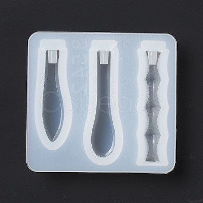 DIY Drop & Bamboo Stick Handle Silicone Molds DIY-C055-04-1