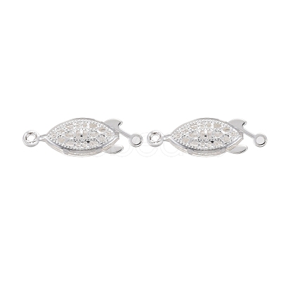 304 Stainless Steel Box Clasps STAS-P249-01S-1