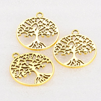 Tibetan Style Alloy Pendants LS-TIBEP-5347-AG-LF-1