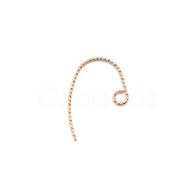 Brass Earring Hooks LS-FIND-WH0040-58A-1