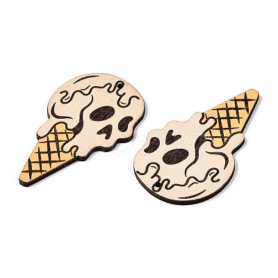 Single Face Printed Wood Pendants WOOD-B009-01L-1