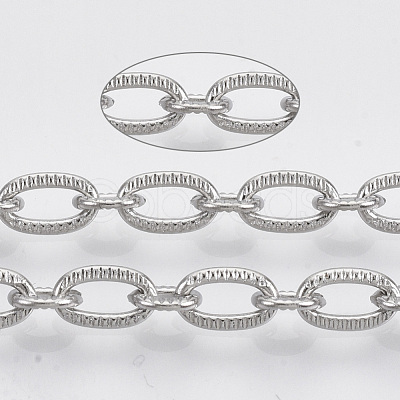 Tarnish Resistant 304 Stainless Steel Cable Chains STAS-R100-16-1