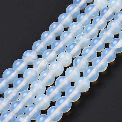 Opalite Beads Strands G-P335-18-8mm-1