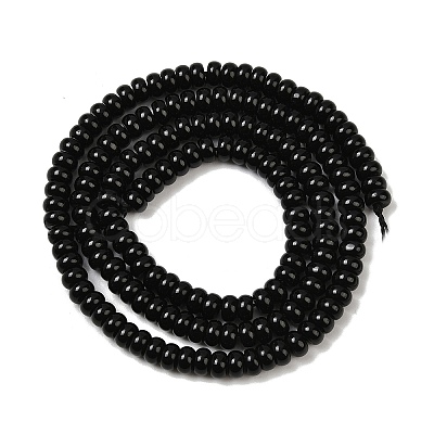 Natural Obsidian Beads Strands G-K343-C44-01-1