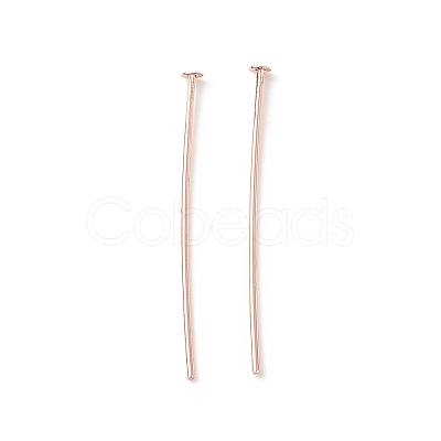 Brass Flat Head Pins LS-X-KK-WH0058-03B-RG-1