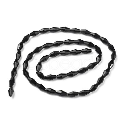 Opaque Glass Beads Strands GLAA-P001-03B-04-1