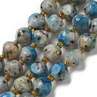 Natural K2 Stone Beads Strands G-K387-A06-02-1