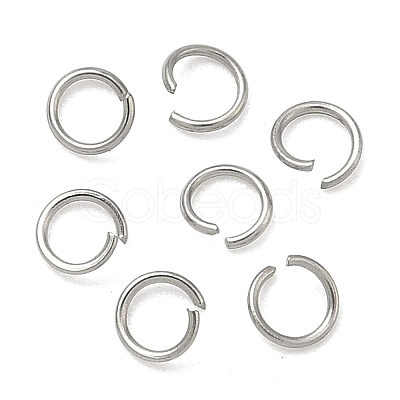 Tarnish Resistant 304 Stainless Steel Open Jump Rings STAS-E066-01-3mm-1