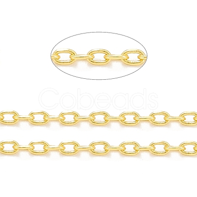 Brass Cable Chains CHC-D030-14G-RS-1