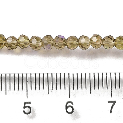 Electroplate Transparent Glass Beads Strands LS-EGLA-A035-T3mm-L16-1