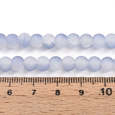 Crackle Glass Beads Strands GLAA-N009-6mm-07-1