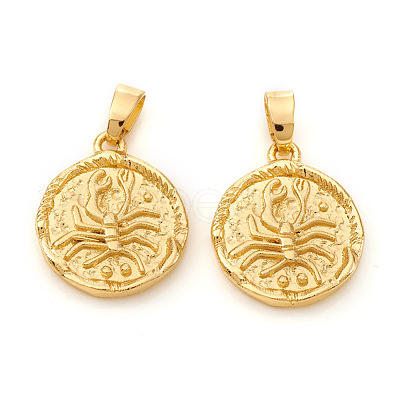 Brass Pendants KK-I672-33C-1