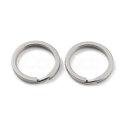Non-Tarnish 304 Stainless Steel Split Key Rings STAS-Q314-01A-P-1