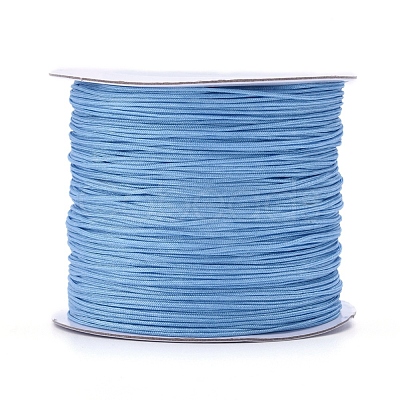 Nylon Braided Cord for Woven Jewelry Making Macrame Craft NWIR-D055-0.6mm-22-1