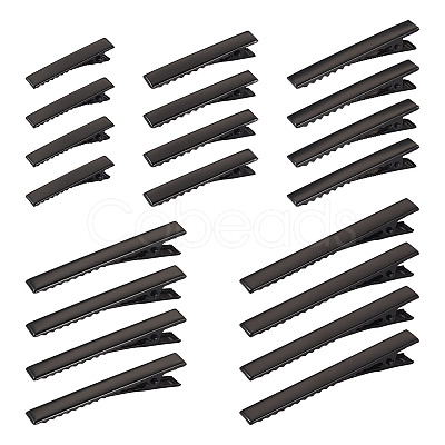 100Pcs 5 Styles Iron Alligator Hair Clips Findings PHAR-TA0001-07-1