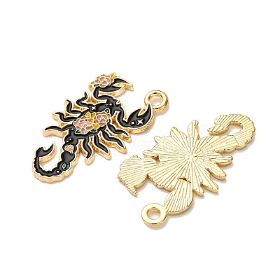 Alloy Enamel Pendants FIND-H051-08G-1