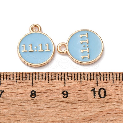 Alloy Enamel Charms ENAM-C028-01G-02-1