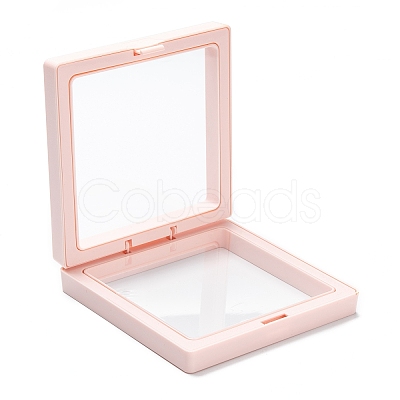 Square Transparent PE Thin Film Suspension Jewelry Display Box CON-D009-01A-04-1